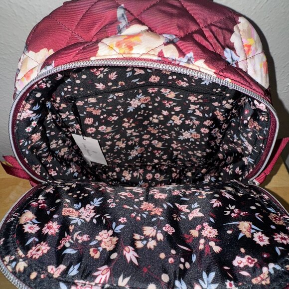Vera Bradley Small Backpack in Performance Twill Blooms and Branches NWT main image 10